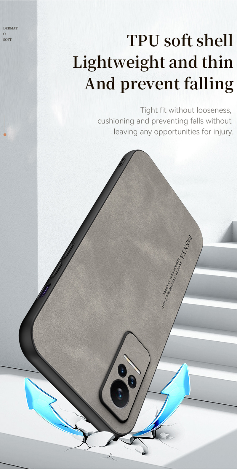 Lenuo For Xiaomi Civi / Civi 1s Sheepskin Leather Shockproof Case Luxury Matte Back Cover. 