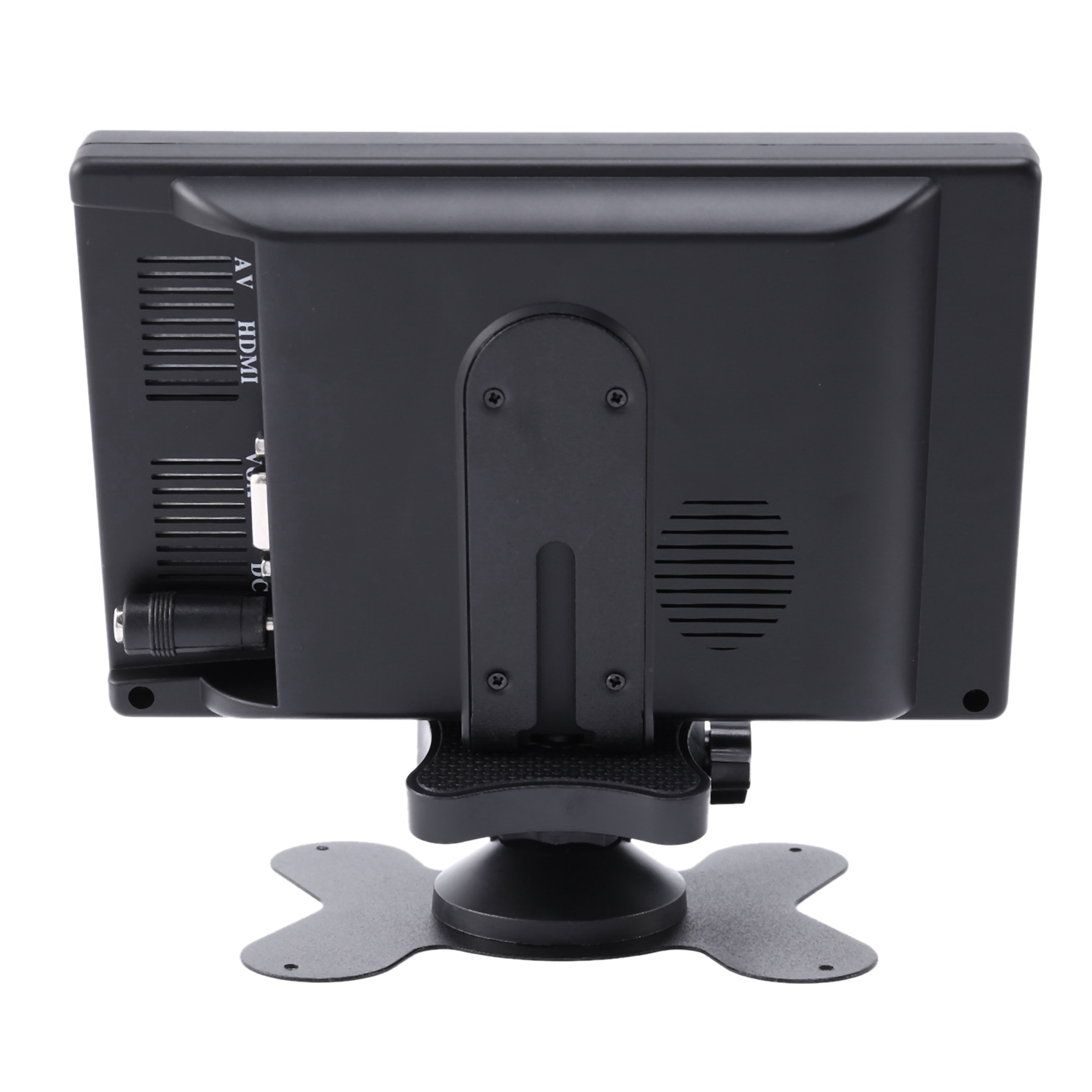 ARELENE 2pcs 7 Inch Portable Monitor 1024X600 Display HDMI-Compatible/VGA/AV Photography Monitor EU Plug. 