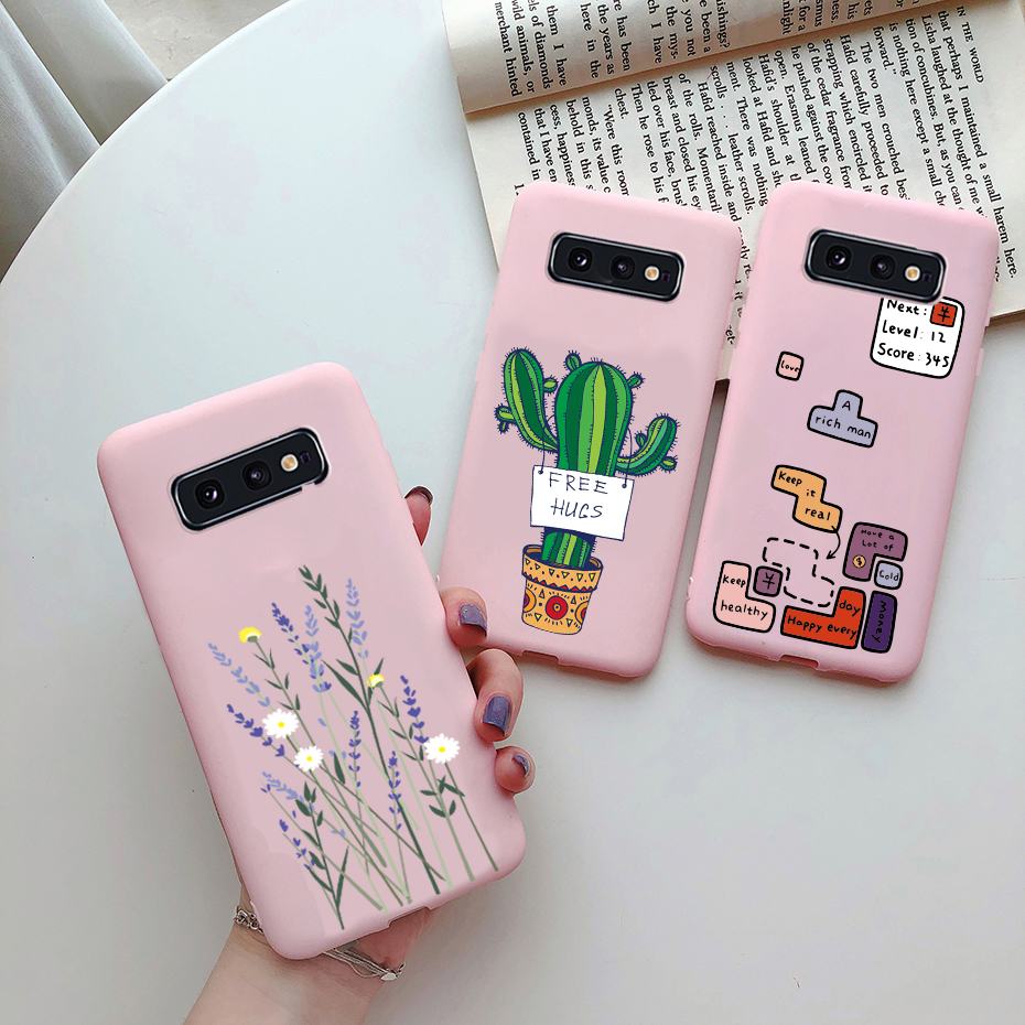 Case For Samsung Galaxy S10e Samsung S10e S10 e S 10e 10 e Case Luxury Protective Cute Silicone Soft TPU Phone Cases Cover Capas. 