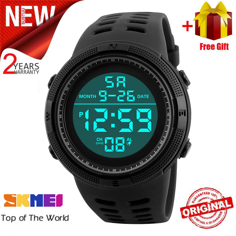 Ready Stock) Men's Watch Sports Digital Watches for Man Big Dial