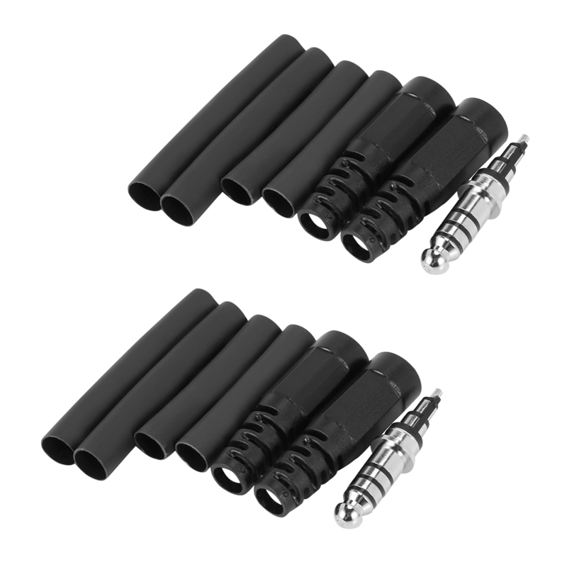 2X Replacement Helicopter Plug Headset Adapter U-174 / U Type A Solder for David Clark Helicopter Headset. 