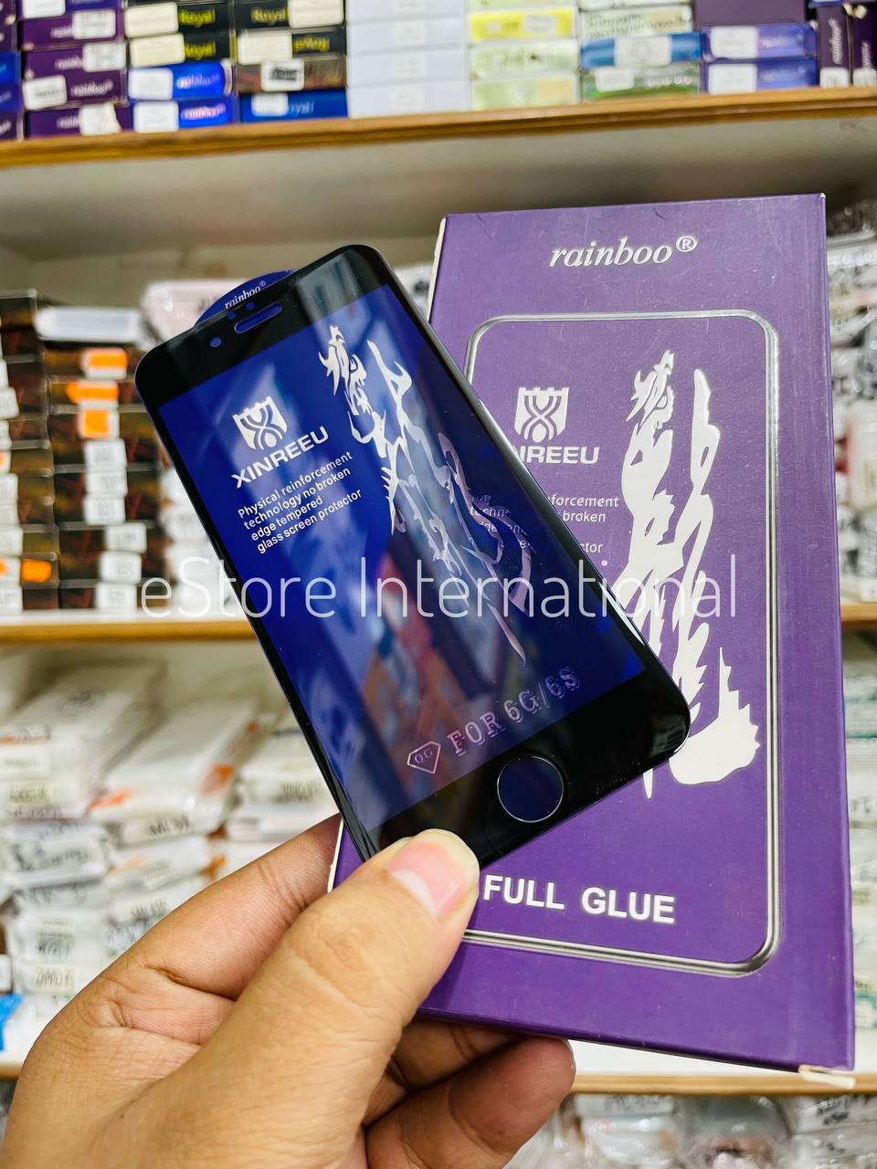 Big Shining Curve Rainboo Glass Screen Protector For Iphone 6/6s. 