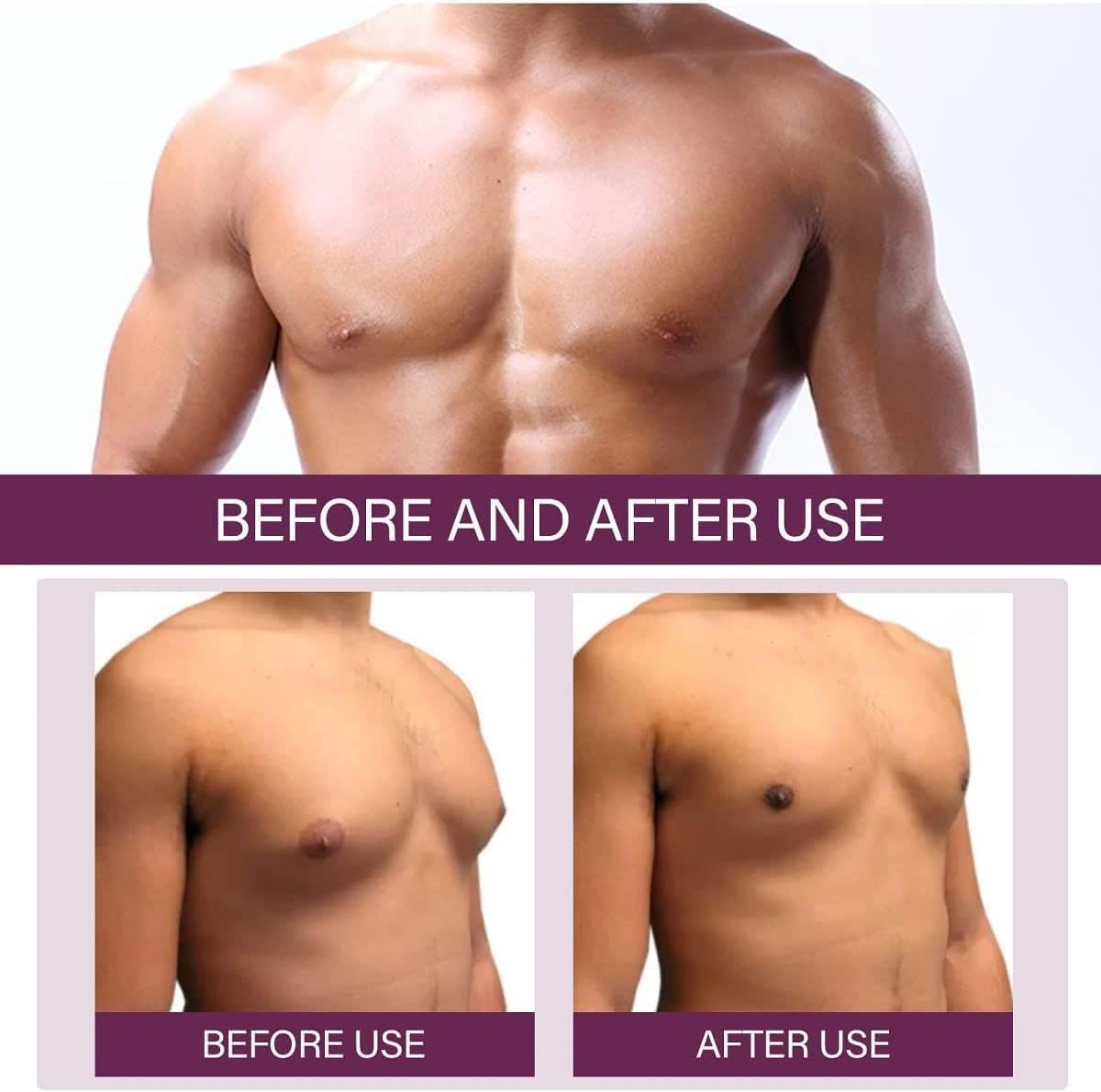 Gynecomastia Reduction Spray, Chest Cellulite Burner Spray for Men, Gynecomastia Reduction Cellulite Spray, Chest Fat Reduction for Men,Chest Belly Fat Remove (30Ml). 