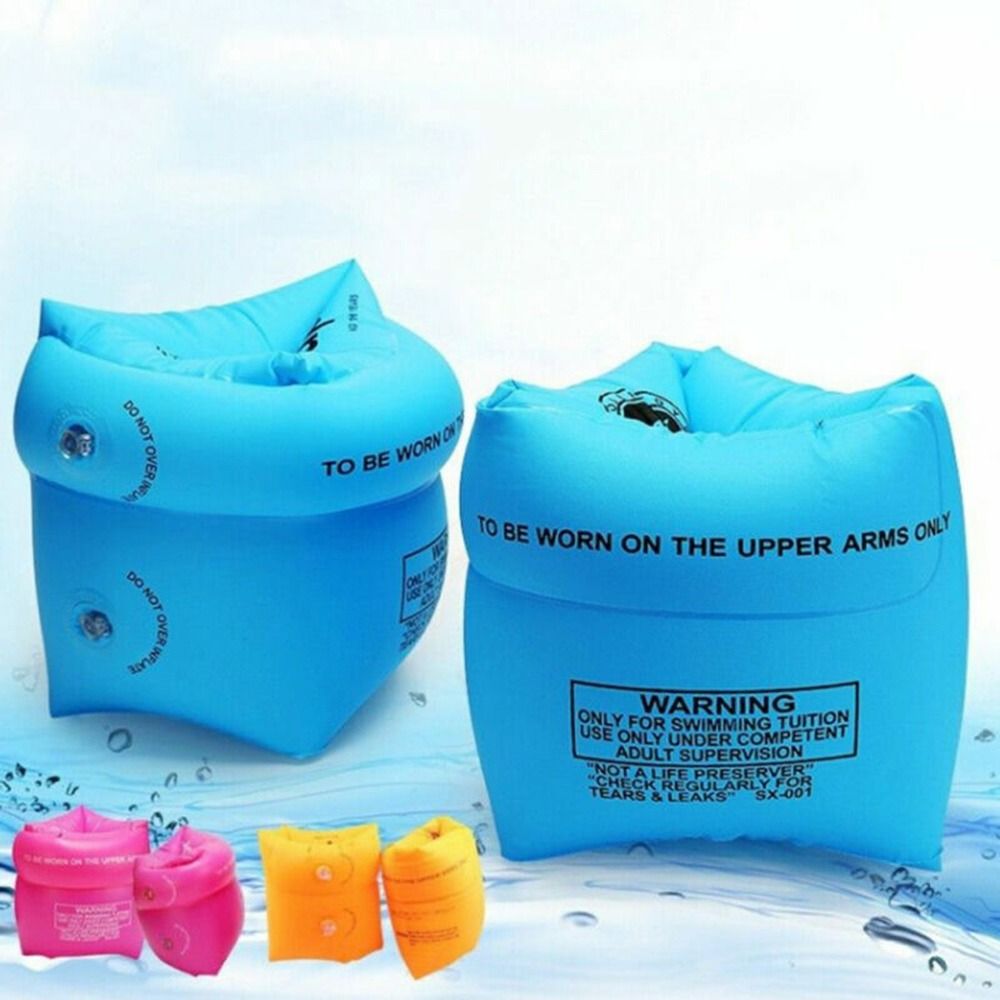 2Pcs Pool Armbands Safety Training Swimming Circle Swim Pool Floating Arm Bands Ring Swimming Arm Ring Inflatable Floats Hand Float Armbands. 