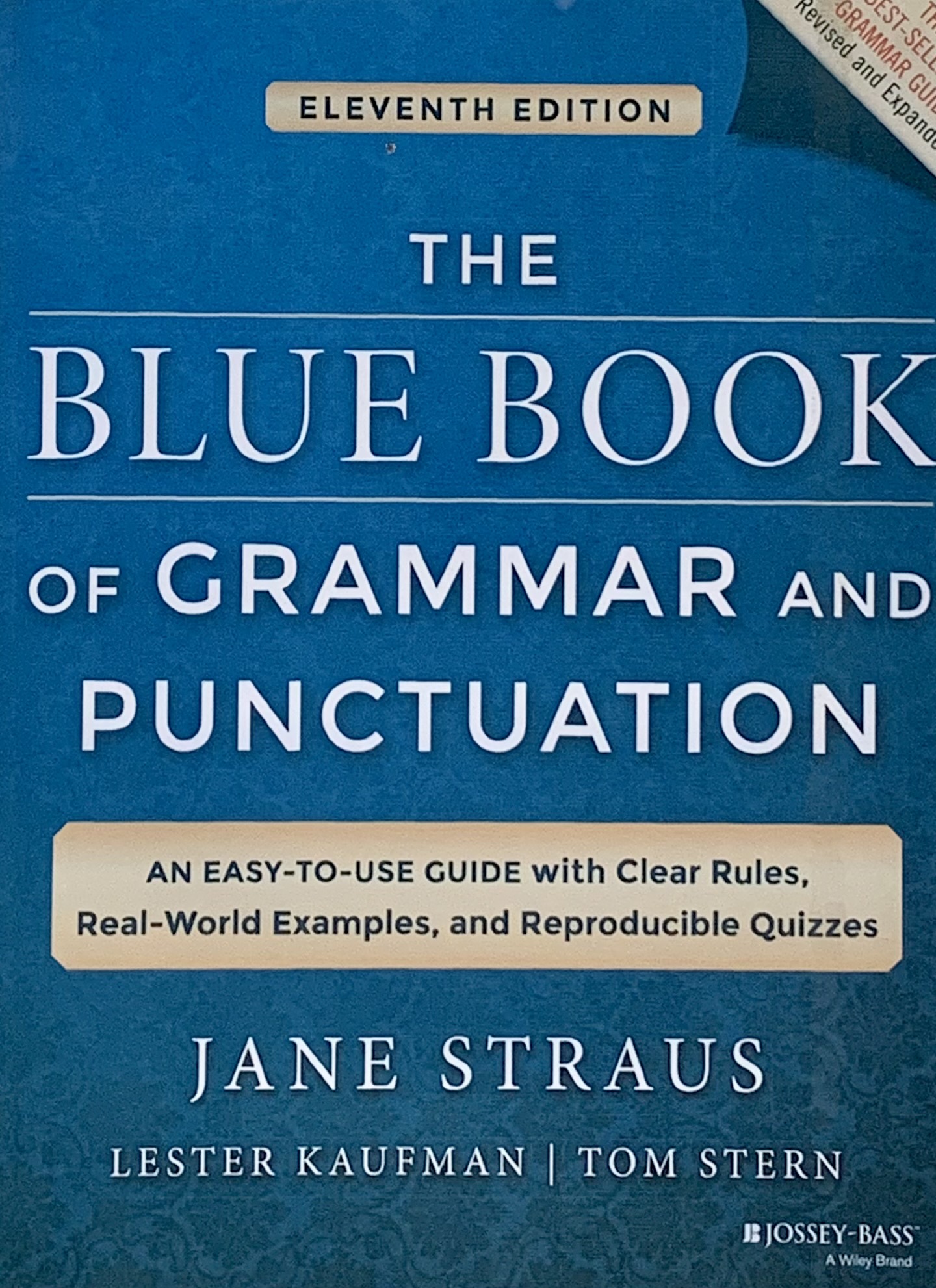 THE BLUE BOOK  OF GRAMMAR AND PUNCTUATION