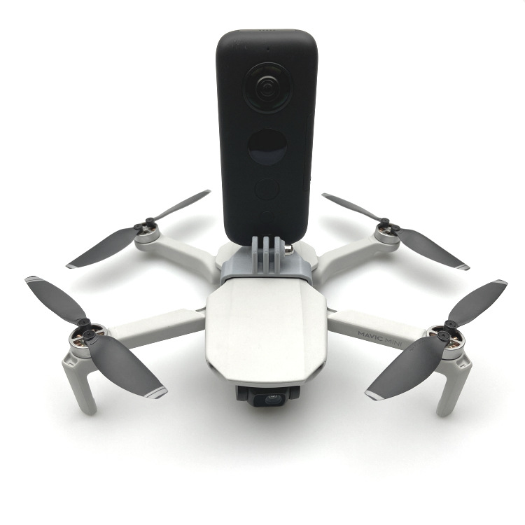 The DJI Mavic Mini 2 is a 1/4 action camera Action2GoPro. 