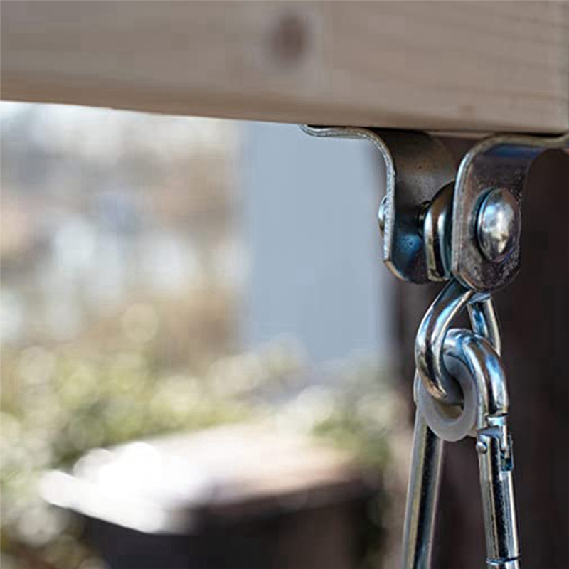 2 Pack Square Linkage Swing Hook Square Fastener Clamping Bracket Square Wood Swing Hook Hook Holder. 
