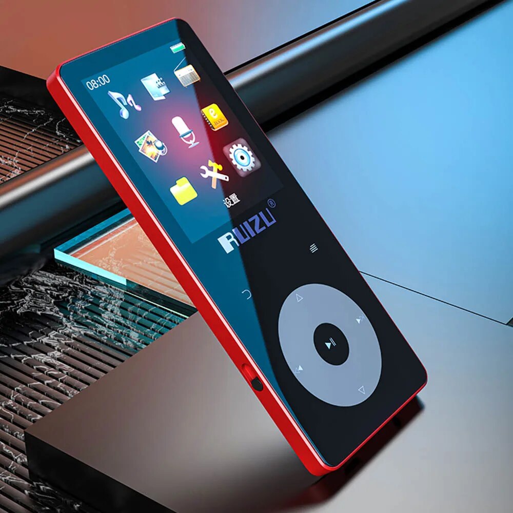 RUIZU Hifi Music MP3 Player With 5.0 Portable Smart Touch Audio Video Player Support Speaker TF Card E-book Recording Walkman. 
