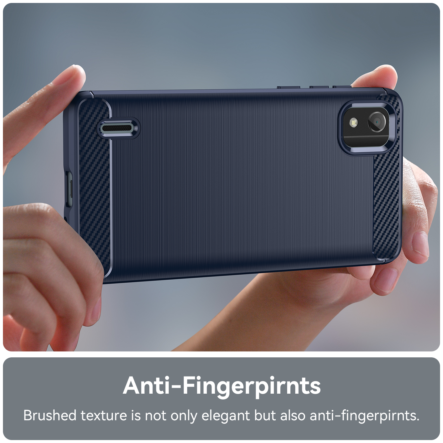 Nokia C2 2nd Edition Carbon Fiber Hi Quality Premium Soft Mobile Back Cover for Nokia C2 2nd Edition. 
