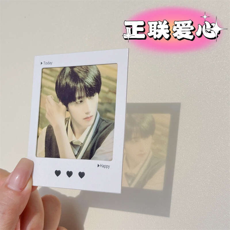 Same Instagram high transparency reversal film paper Polaroid transparent card travel photo check-in gift. 