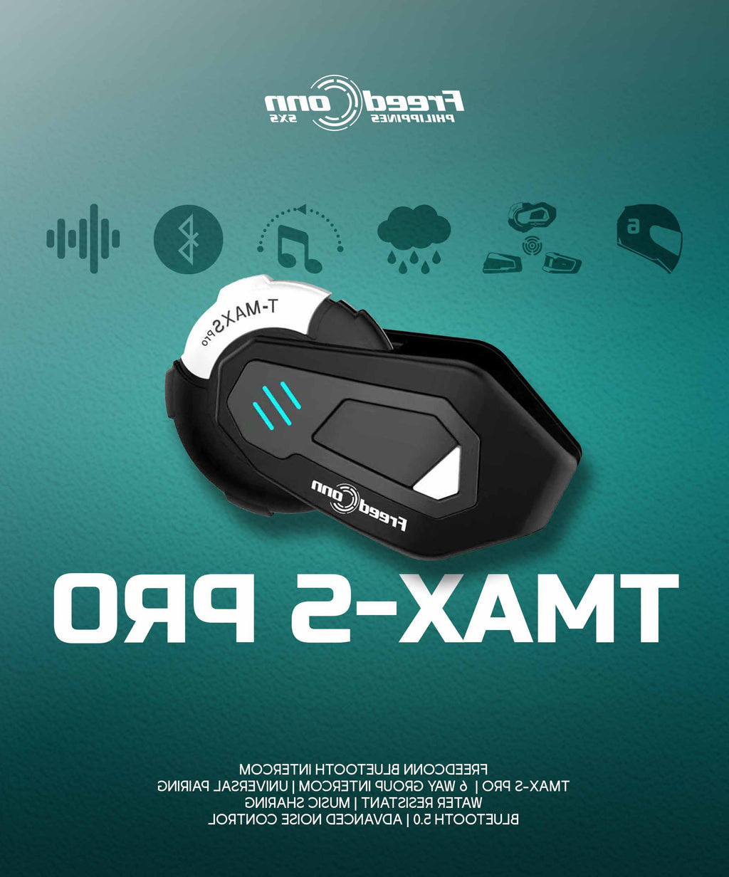 FreedConn TMAX-S PRO Motorcycle Helmet Intercom Bluetooth Headset Talking System. 