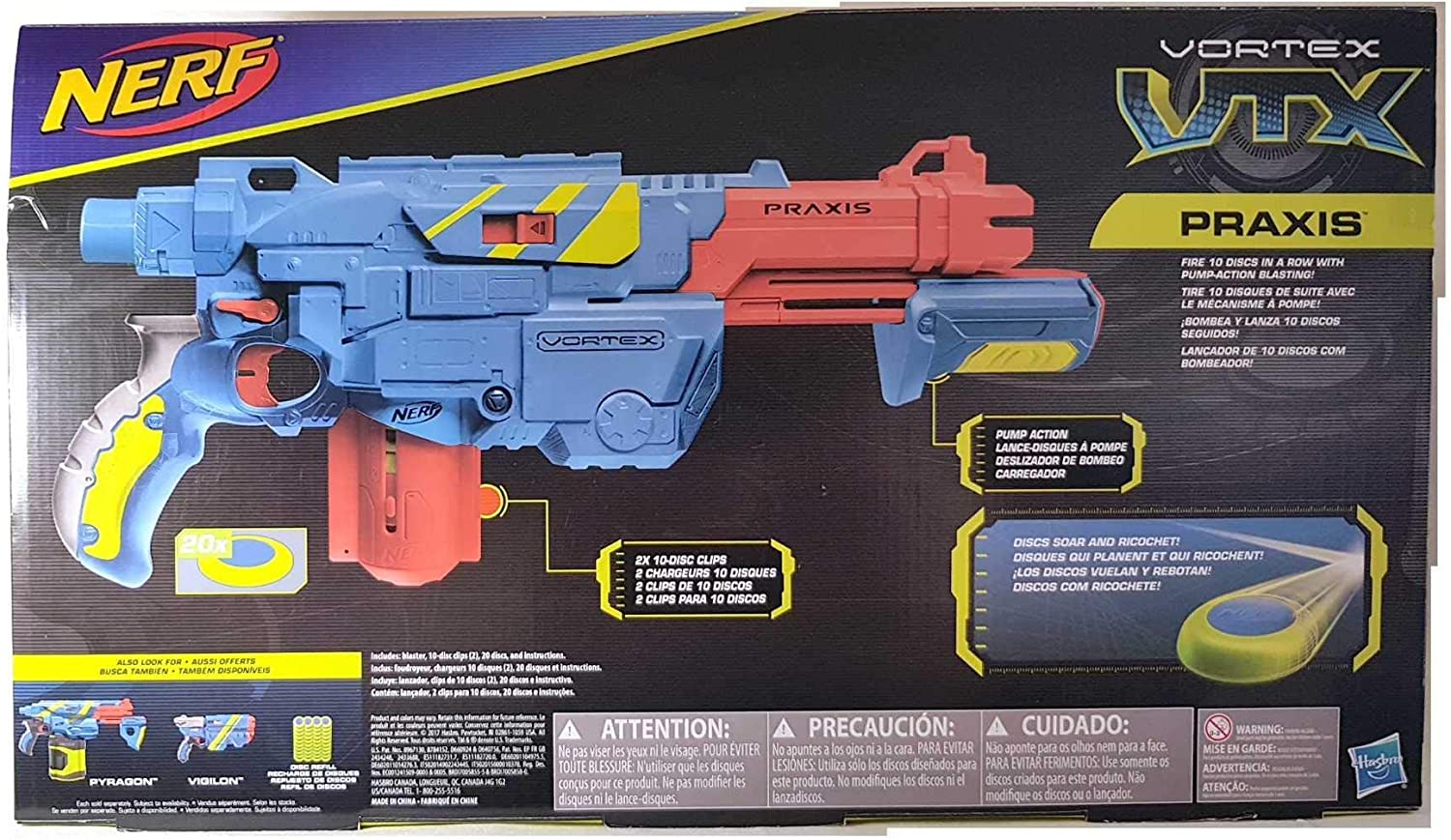 Nerf Vortex VTX Praxis Blaster. 