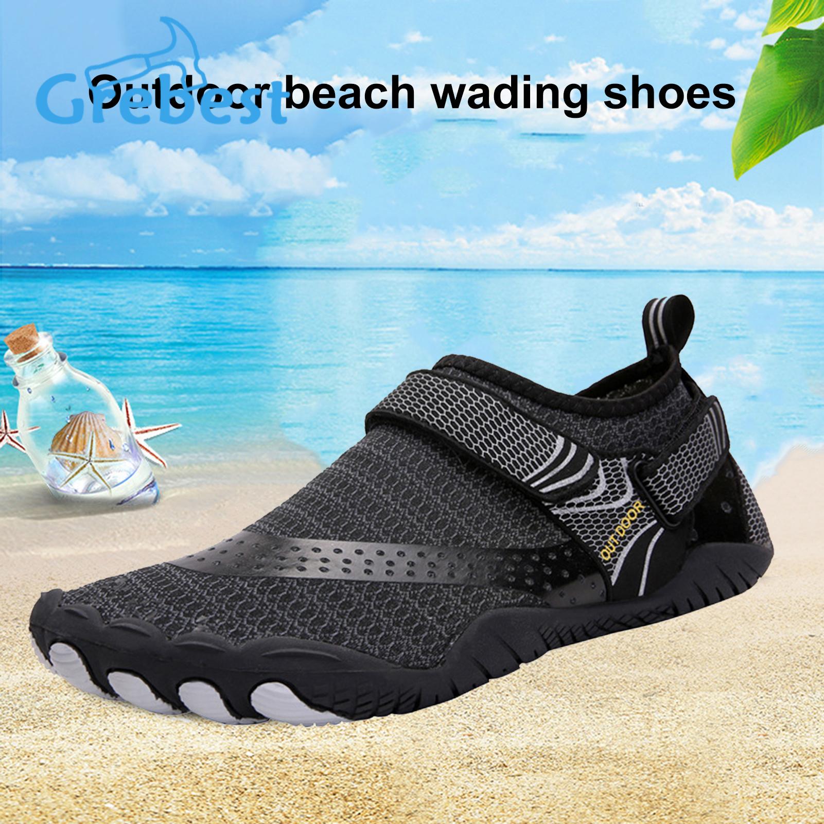 Grebest Water Shoes Soft Outdoor Beach Net Shoes. 