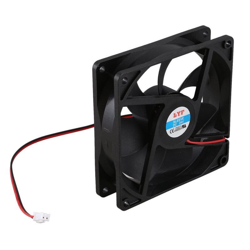 (NEW)92mm x 25mm 24v 2pin sleeve bearing cooling fan for PC case CPU cooler