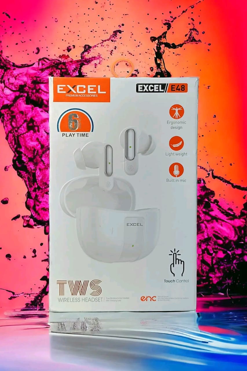 Excel Airpod TWS Battery 250mAh Model E-48. 