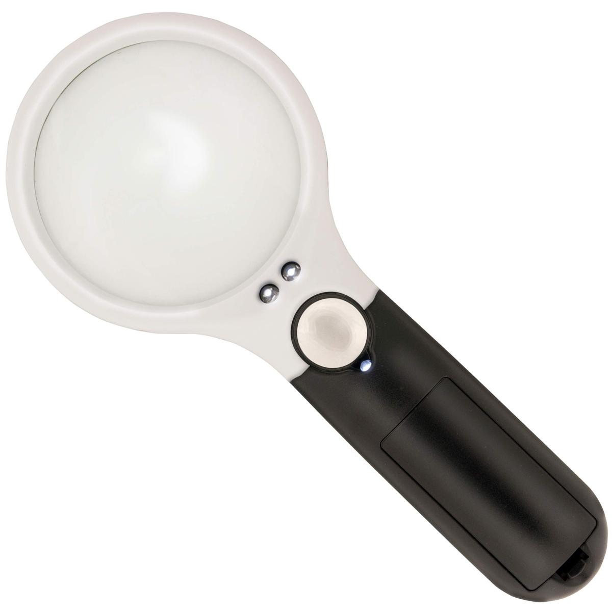 Magnifying Glass With 3 LED Lights / 3 LED Magnifying Glass (Hand-held magnifier with built-in light)