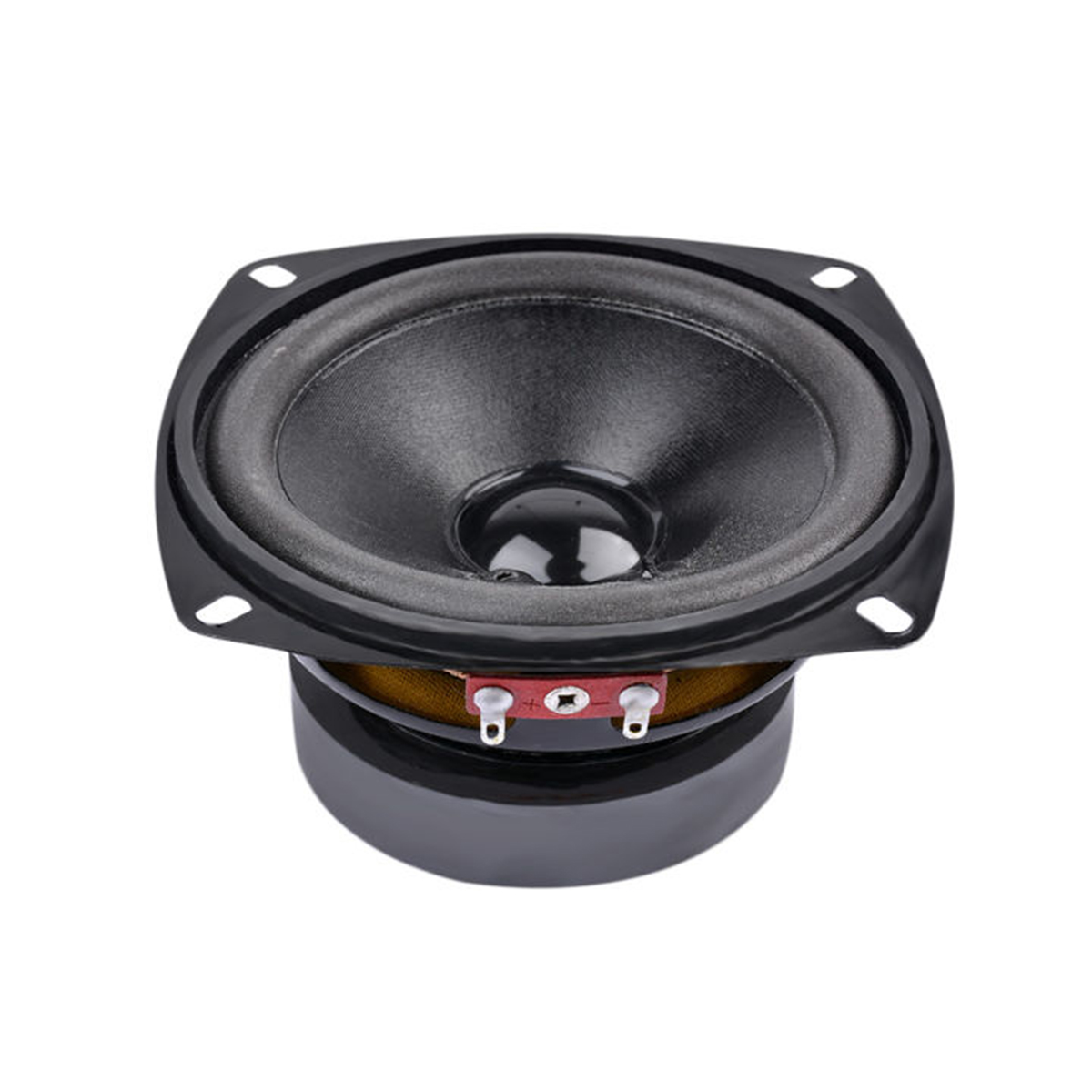 4 Inch 30W 8 Ohm Subwoofer Speaker Yellow Midrange Bass for Home Theater and Computer. 