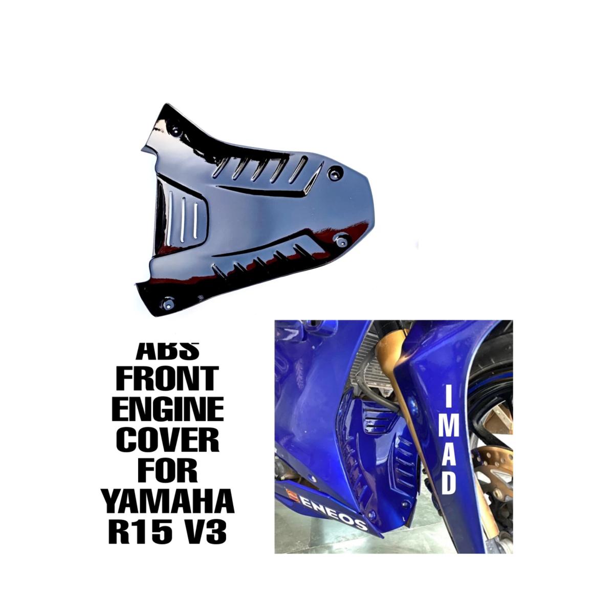 Front Engine Cover / Engine Guard For YAMAHA R15 V3 Black Color