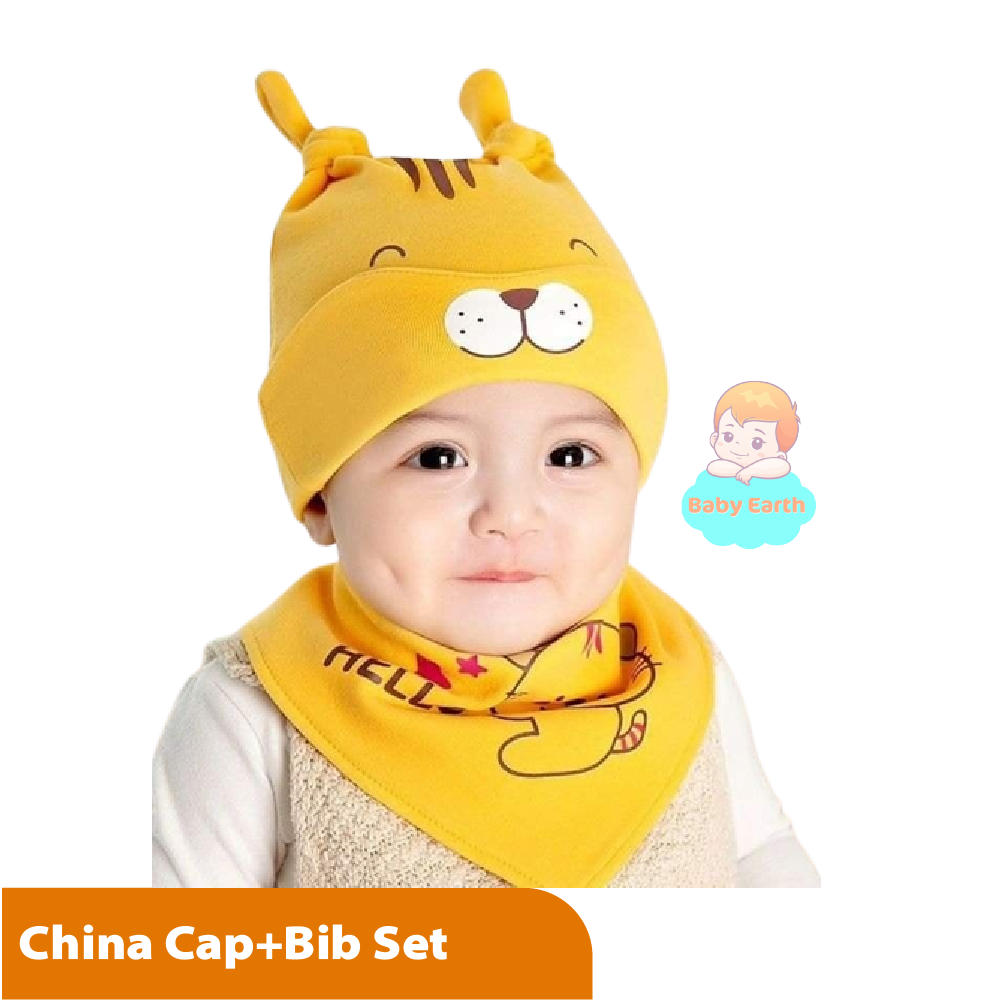 baby winter cap set 2PCS Toddler Baby Knit Hat Scarf Winter Warm Beanie Cap with Circle Loop Scarf Neckwarmer