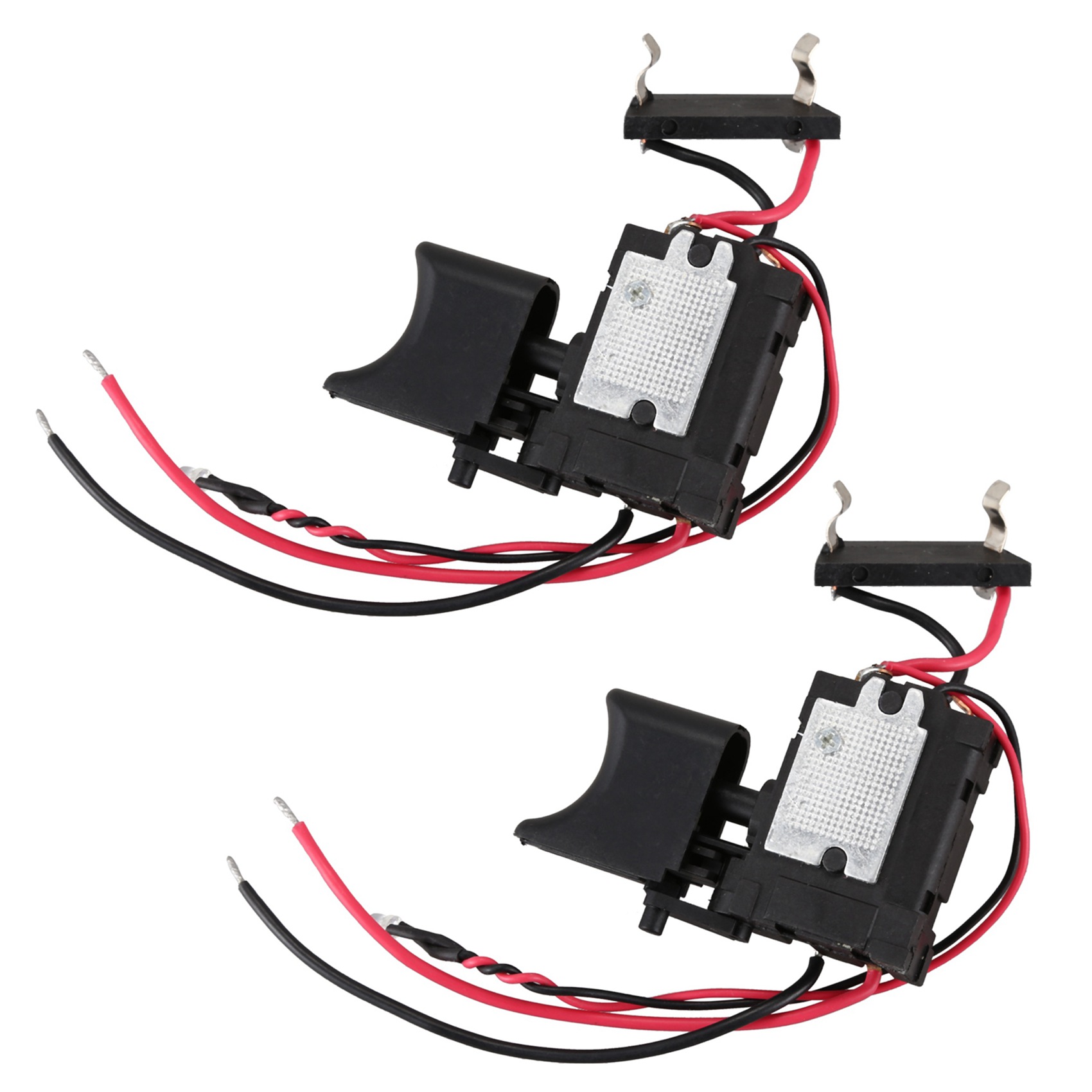 2X 7.2 V - 24 V Lithium Drill Switch Speed Control Trigger Switch With Small Light