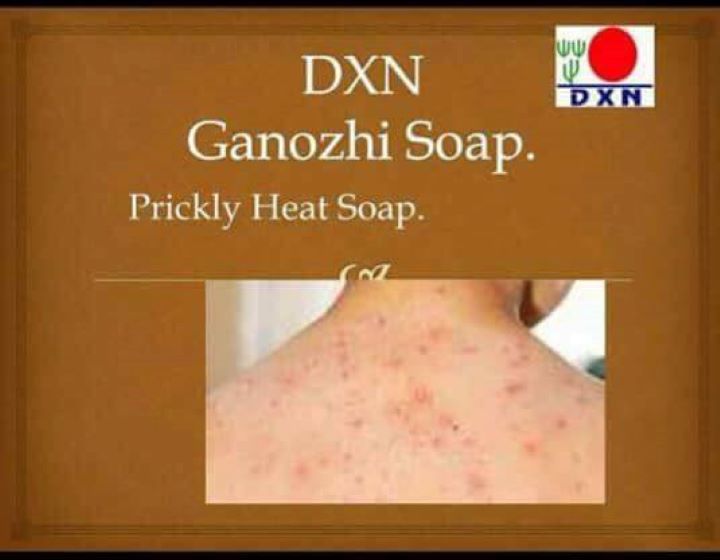Ganozhi Soap With Ganoderma Palm fruit extract in natural soap. 