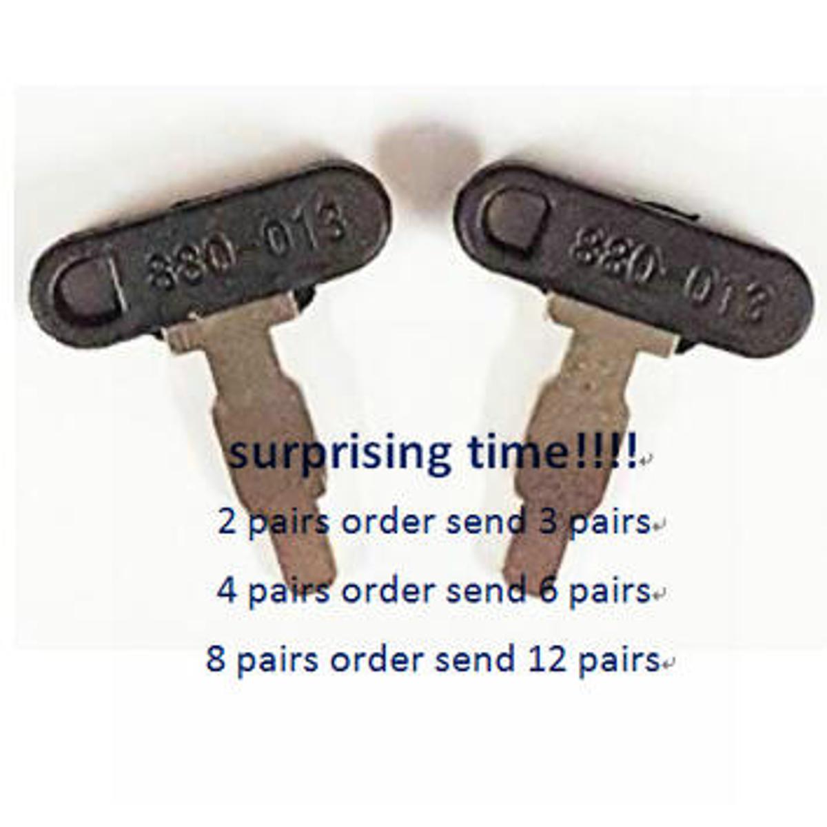 【Alizeker Mall】Pair (2 keys) for  Honda Generator Key-Ignition key for Generator, Number