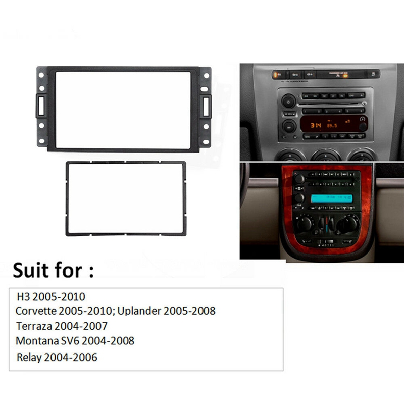 Chevrolet USA Uplander Corvette Buick Terraza Doppel-DIN Radioblende Einbaurahme Chevrolet USA Uplander Corvette Buick Terraza Doppel-DIN Radioblende Einbaurahme
