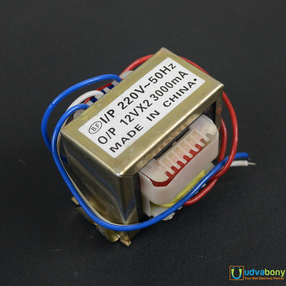 Transformer 12-0-12v 3Amp Input AC 220V 50Hz Output DC 12 Volt 3A Step Down Transformers For Power Supplies Electronic Project DIY. 