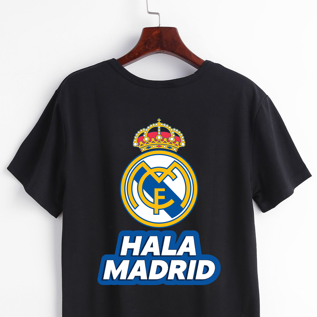 Hala Madrid - Round neck Premium T-shirt (100% Export quality cotton)