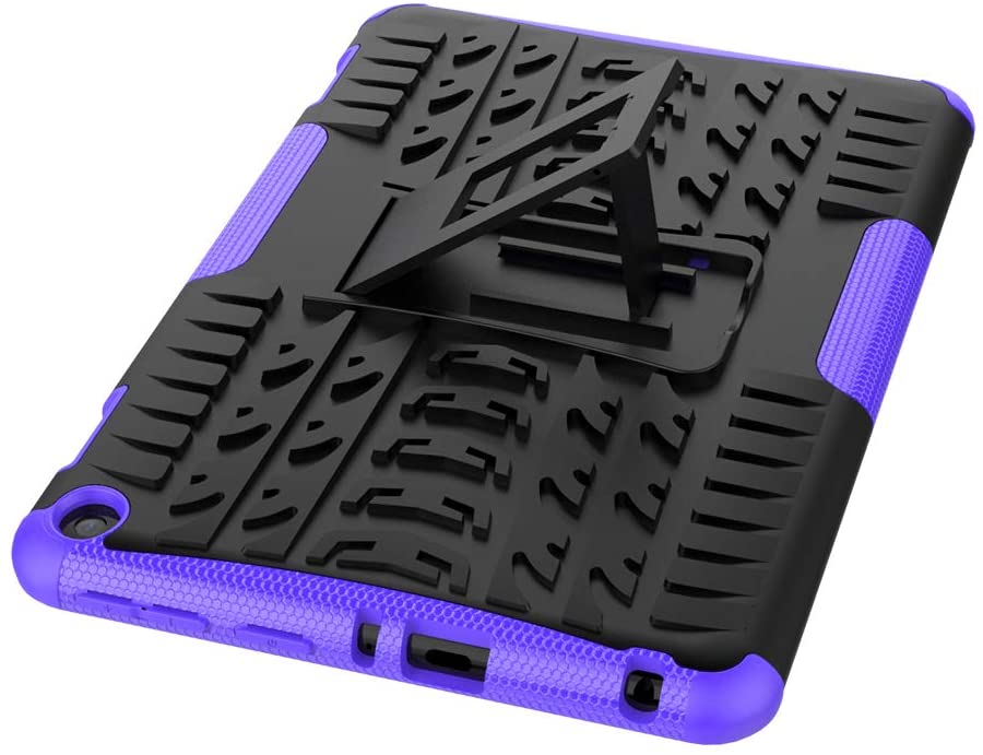 for Kindle Fire HD 8 Case, for Kindle Fire HD 8 Plus Case, Shockproof Dual Layer Rugged Rubber Hybrid Hard/Soft Impact Armor Defender Protective Case with Kickstand for Kindle Fire HD 8 Tablet (10th Generation, 2020). 