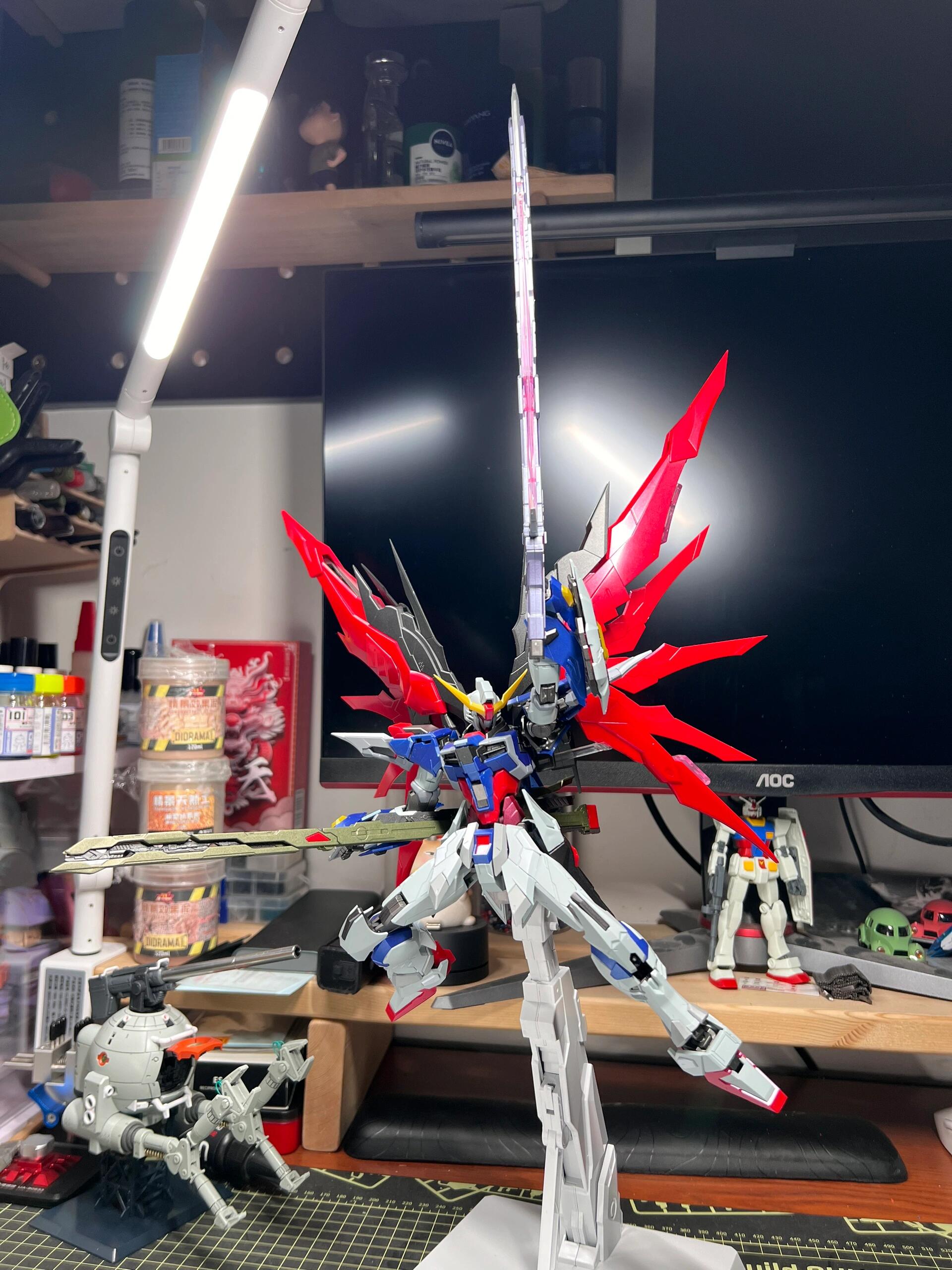 MG 1/100 ZGMF-X42S Destiny Send Light Wing Model DABAN 8828 Kit Assemble Toy Action Figures Mecha Toys Assembly Model Toys Gifts. 