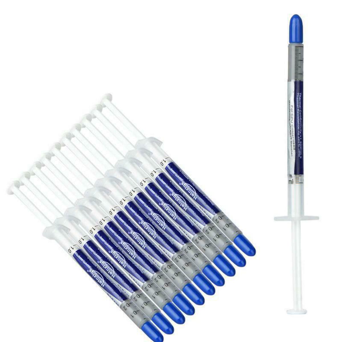 5Pc Syringe Thermal Grease Gray CPU Chip Heatsink Paste Conductive Compound 1 ZP
