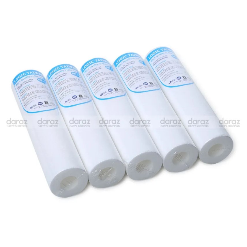 Logic Taiwan 1 Micron Water Filter PP- 5 Pcs Filter Kit Or sideman filter. 