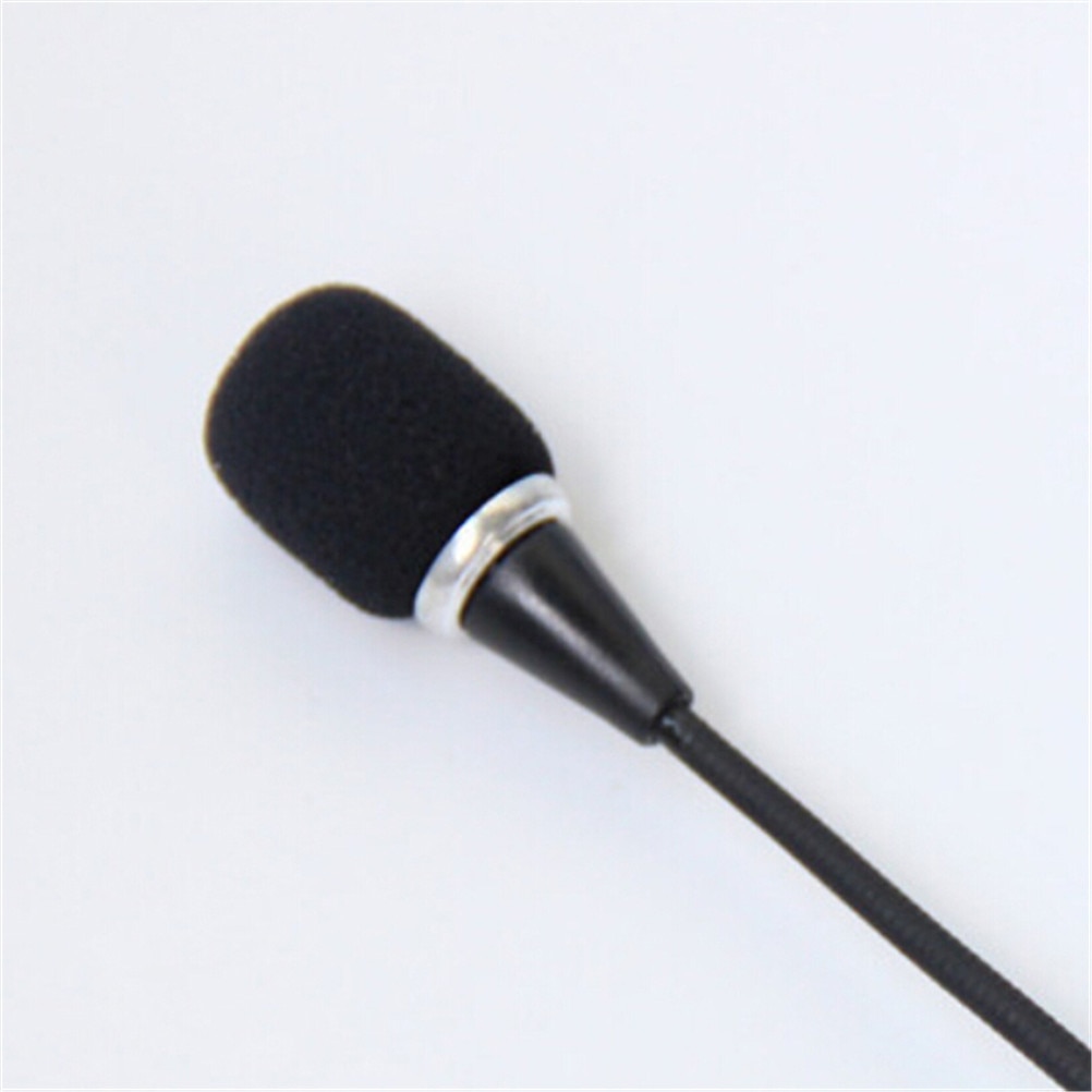 New Mini 3.5mm Jack Flexible Microphone Speaker Mic For PC Computer Laptop Notebook Condenser Microphone. 