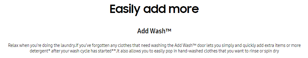 SAMSUNG 17 KG Front Loading Washing Machine WF17N7510KV/SE