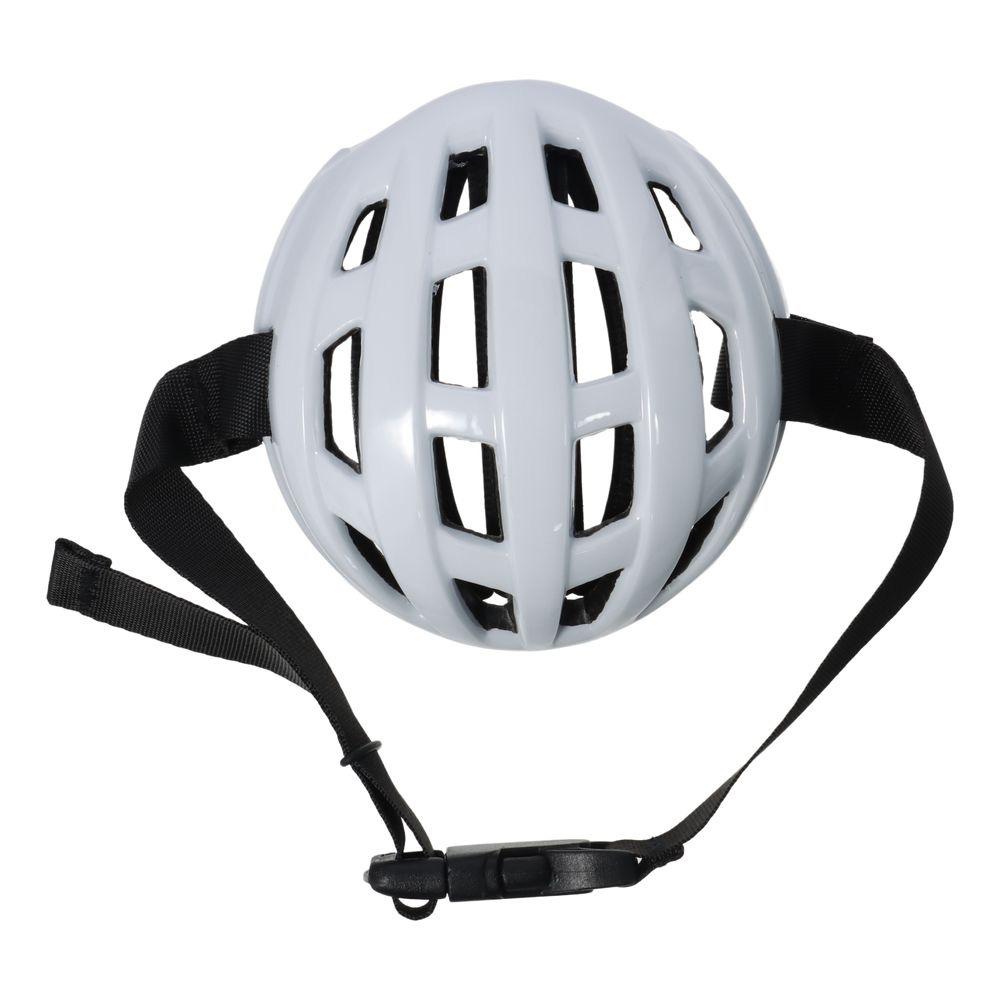 for Small Puppy Cat Motorcycle Dog Helmet White Small Cat Helmet with Adjustable Belt Head Protection. 