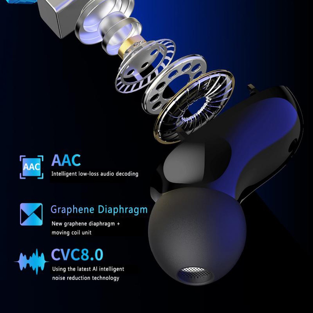 Hm50 wrist tws online graphene earphone