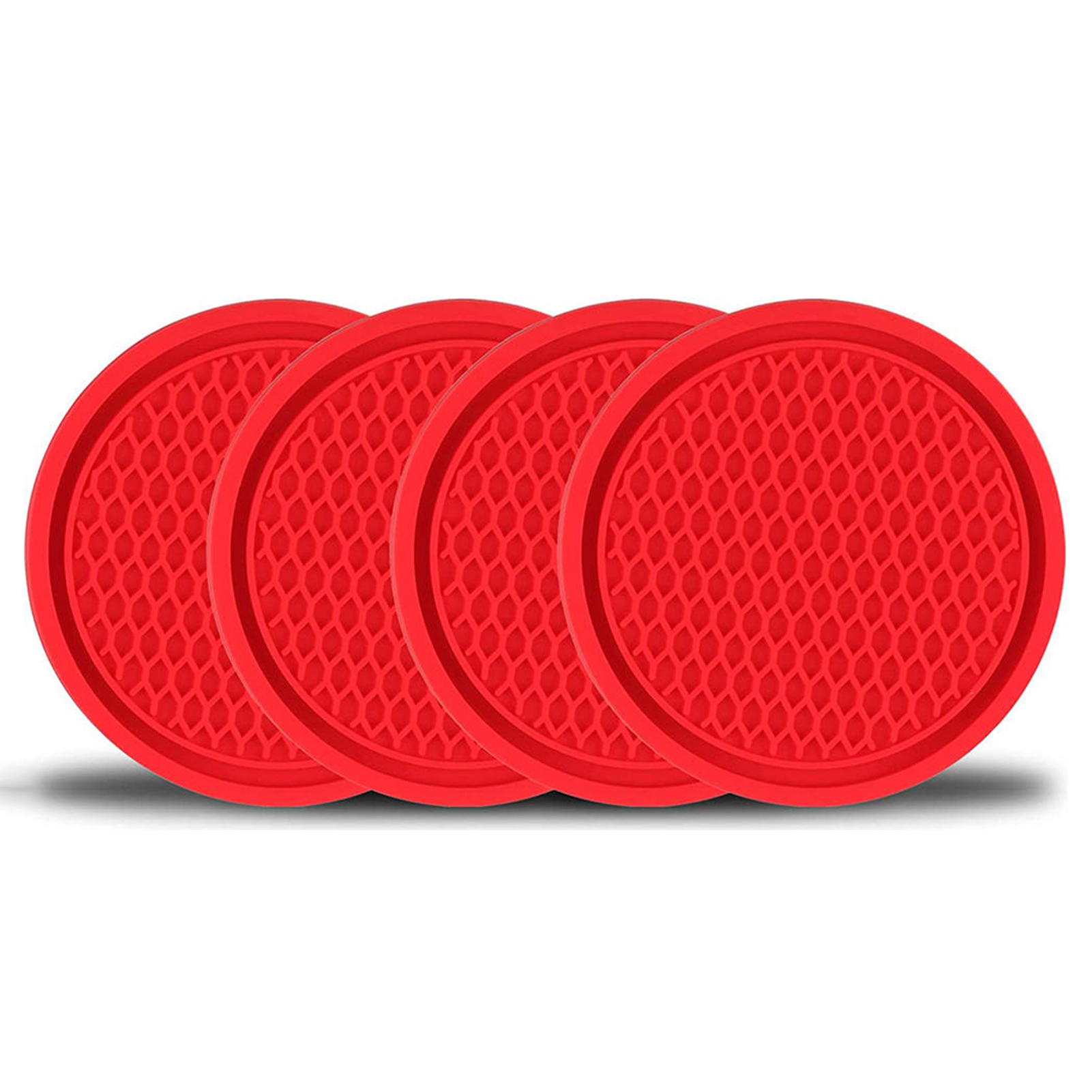 Drink Holder Coaster Not Easy to Deform Water Cup Slot Non-Slip Mat