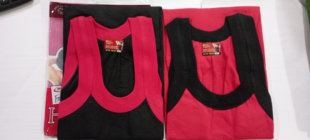 Hung sando ganji for Man comfortable and stylish 2pcs combo style( tang top, sleeveless, sendo genji). 