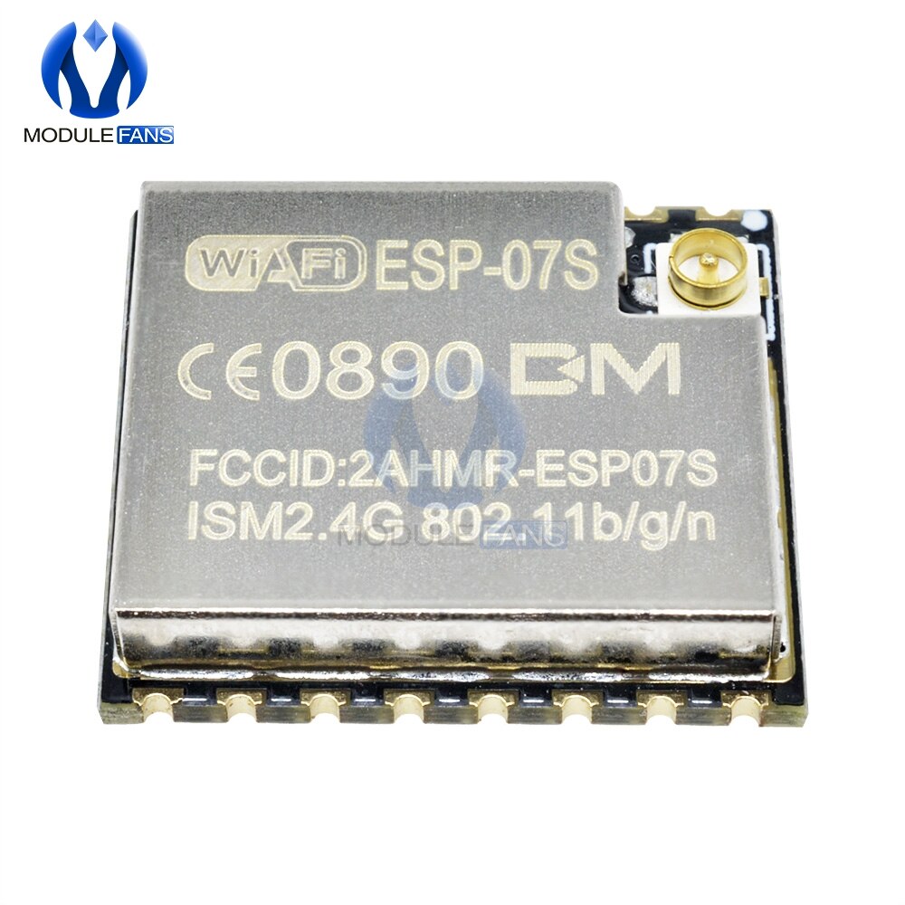 ESP8266 ESP07 ESP-07 ESP-07S Serial To WIFI Module Industrial Grade Wireless High Level Operate 3.3V Power Supply. 