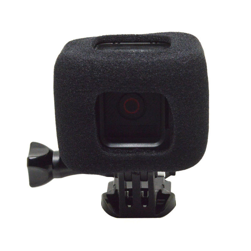 Wind Noise Reduction Windproof Sponge Foam Cover for Gopro Hero 5 4 Session Cam - black. 