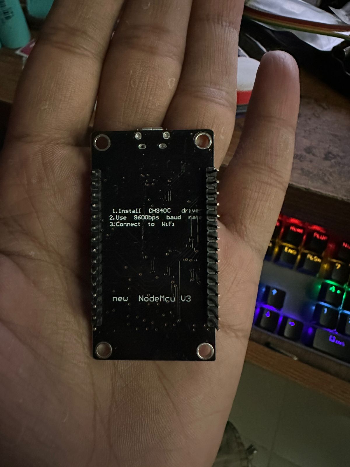 Wireless module CH340 CH340G NodeMcu  V3 V3 WIFI Internet of Things development board. 