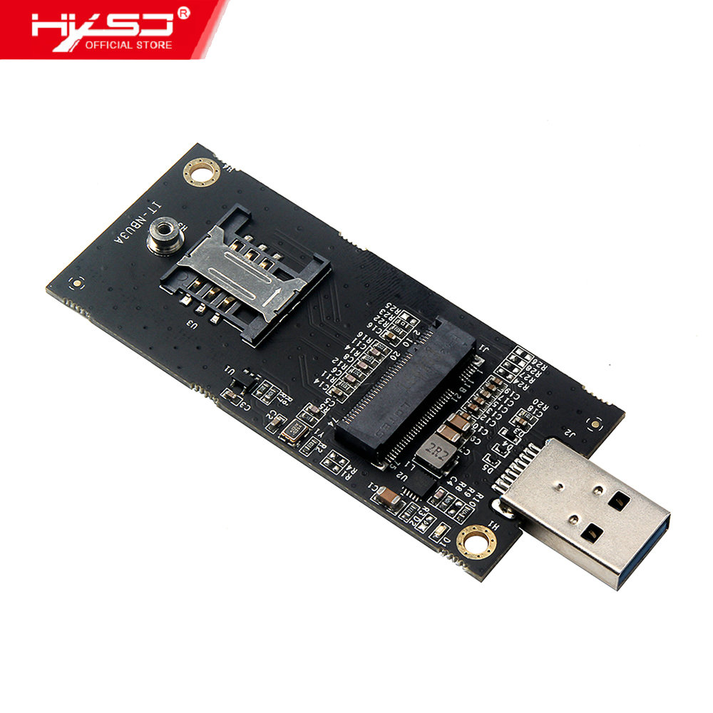 HXSJ M.2 Ngff To Usb3.0 Adapter Card (M.2)Key B To Usb3.0 Converter 3G/4G Module Development Board With Sim Card Slot For Pc Laptop