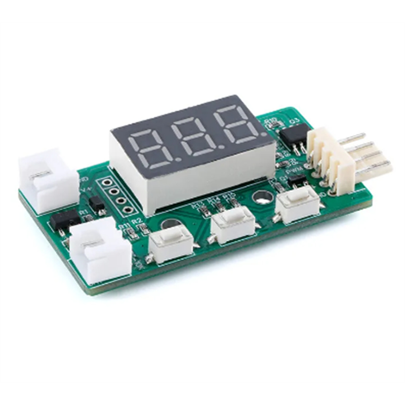 DC 12V PWM Temperature Detector Probe Controller Module 4-Wire Temperature Fan Controller Governor for PC Fan STK IC. 