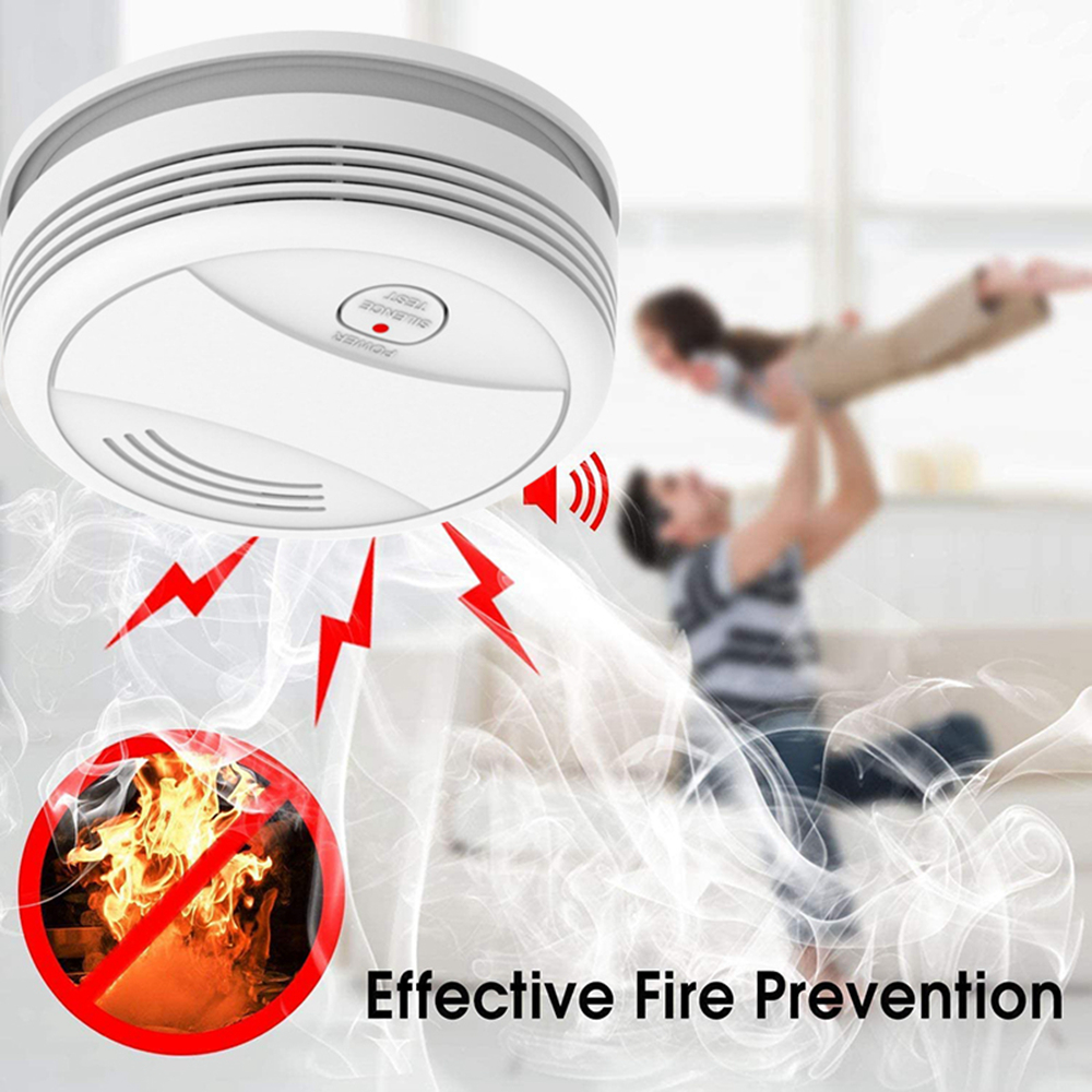 Wifi Smart Smoke Detector Fire Alarm Sensor Wireless Security System Smart Life Tuya APP Control. 