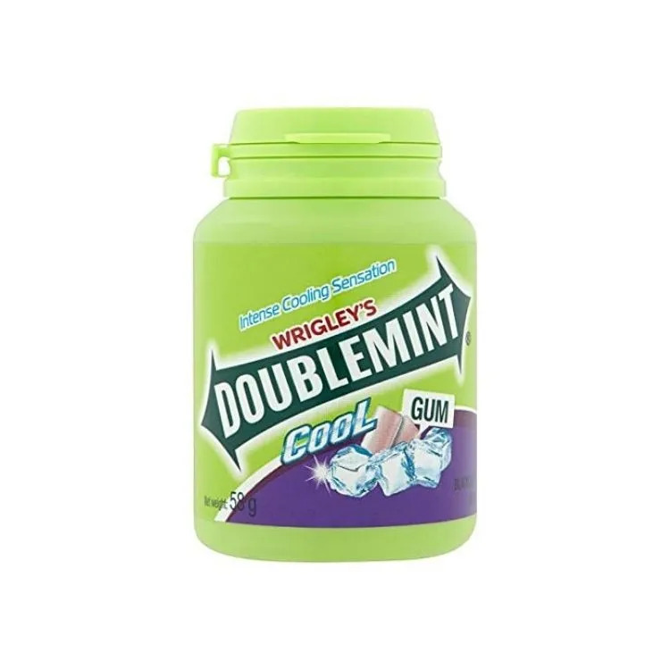 Wrigley’s Doublemint Cool Gum Blackcurrant Flavour 58G Malaysia. 