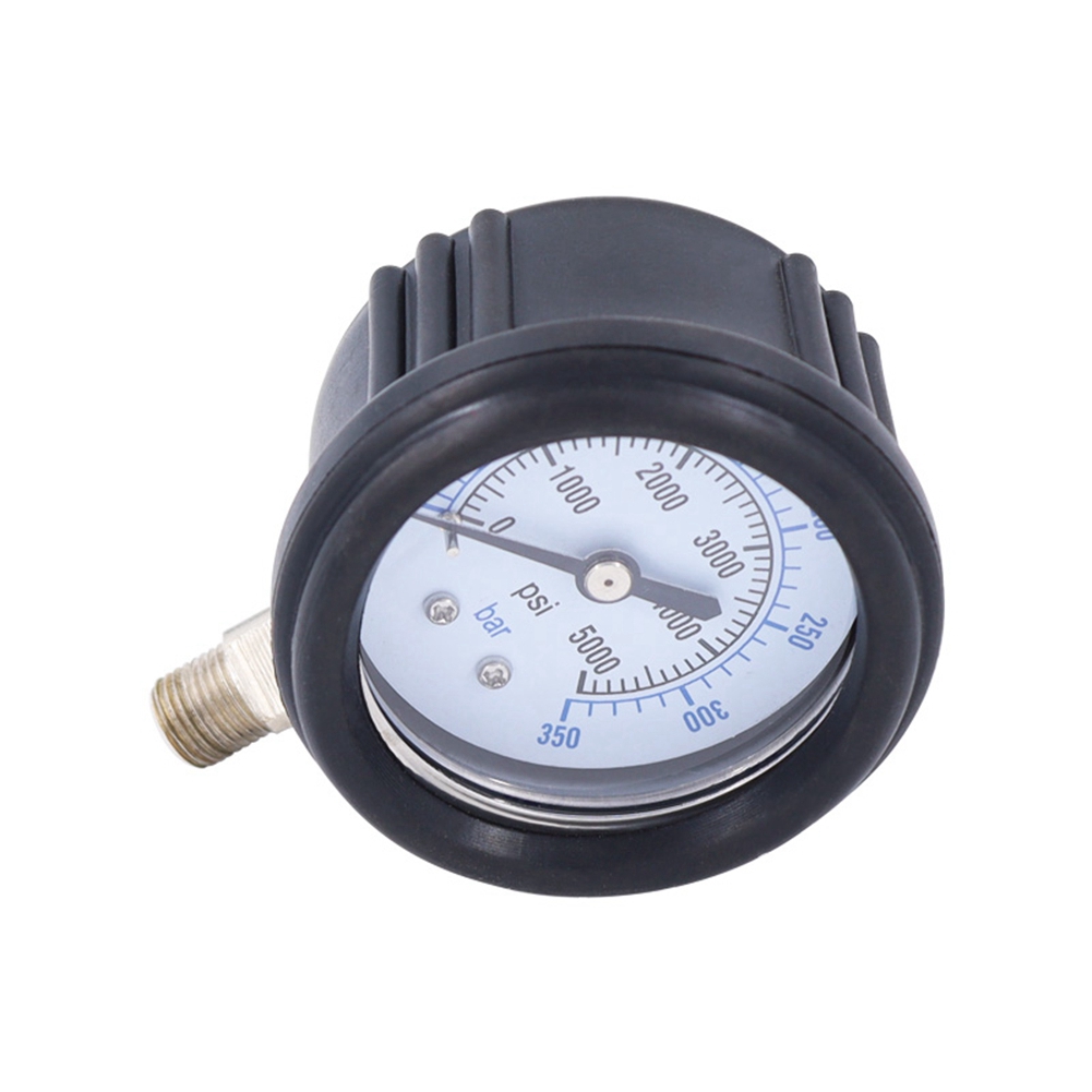 Scuba Diving Air Vertical Manometer for Fill Station Double-Range 350Bar High Pressure Gauge 1/8Npt. 