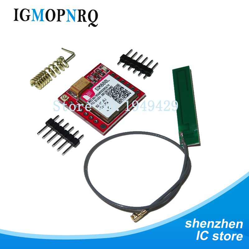 SIM800L GPRS GSM Module Micro SIM Card Core Quad-band TTL Serial Port Antenna Wireless WIFI Board for Arduino Smart Phone