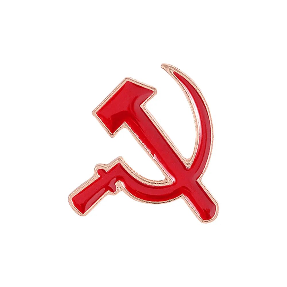 CCCP USSR Symbol Enamel Brooches Buckle Former Soviet Union Communism Lapel Pin. 