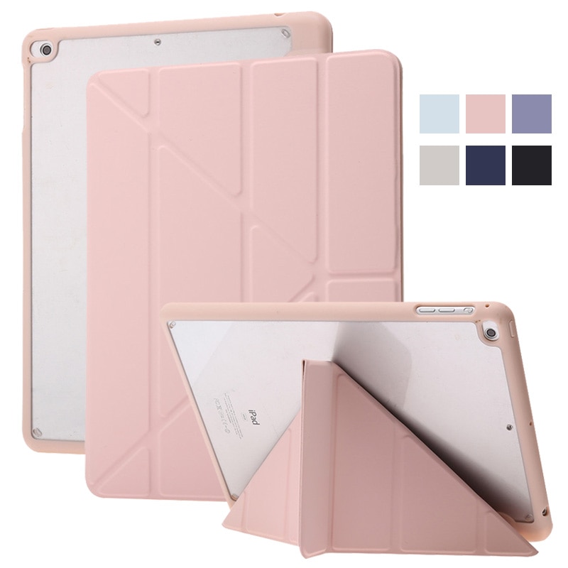 For iPad 9th 8th 7th 6th Generation Case Smart Cover For iPad 10.2 9.7 Case For iPad 5 6 7 8 9 Gen Air 1 2 Case With Pen Holder. 